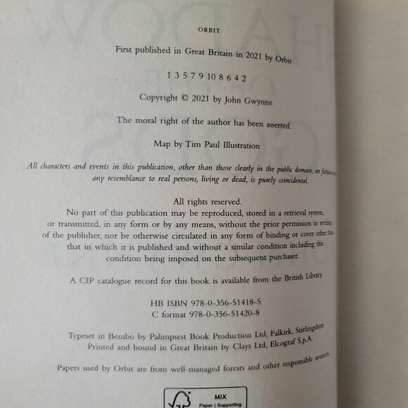 **ALL SIGNED** Bloodsworn Trilogy by John Gwynne, HC, Shadow of the Gods - Picture 5 of 9